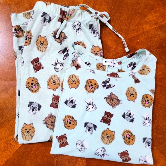 KIKIT Other - Womens Plus Size 2X Dog Jogger Pajamas